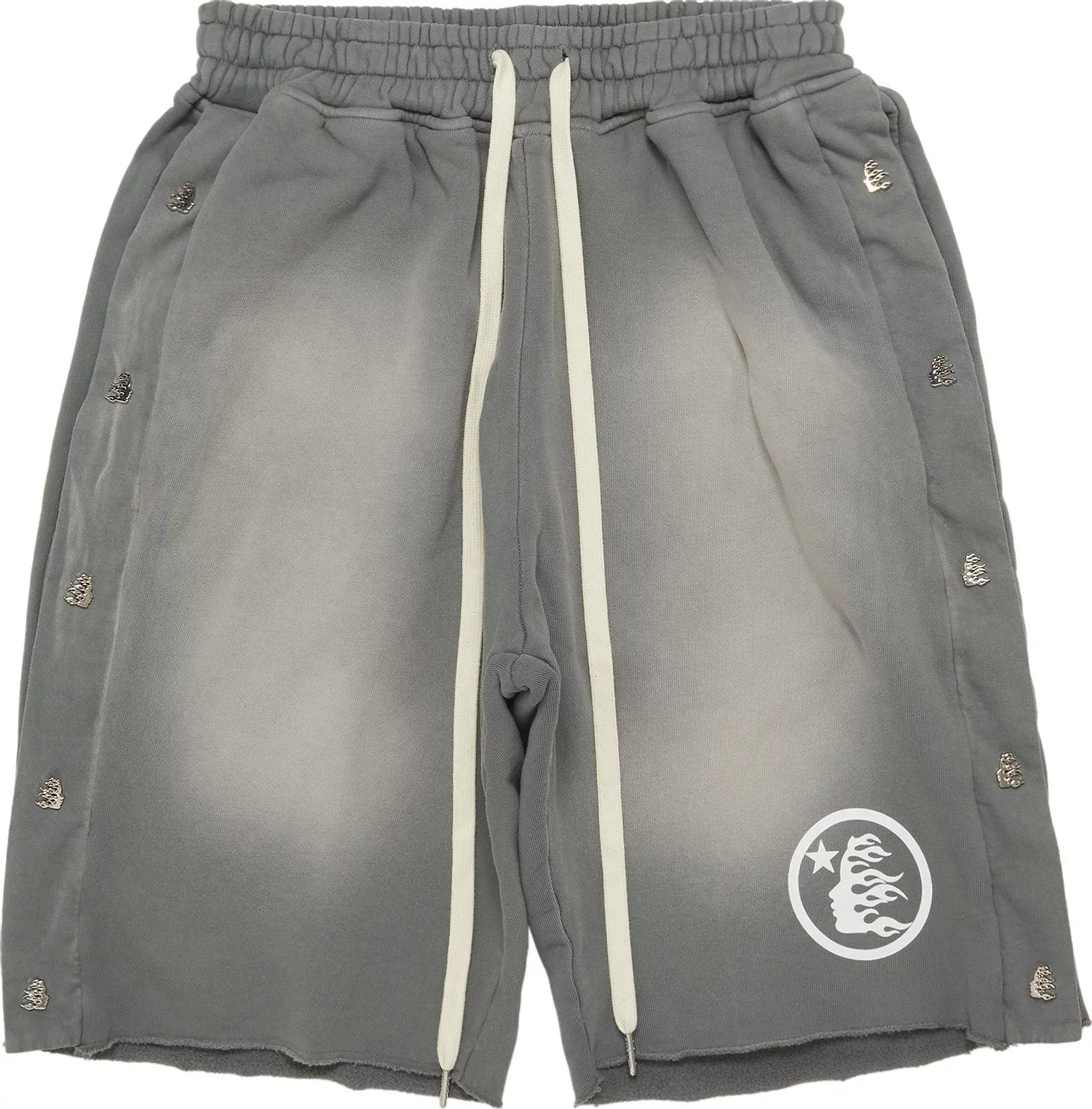 Hellstar Snap Shorts 'Grey'