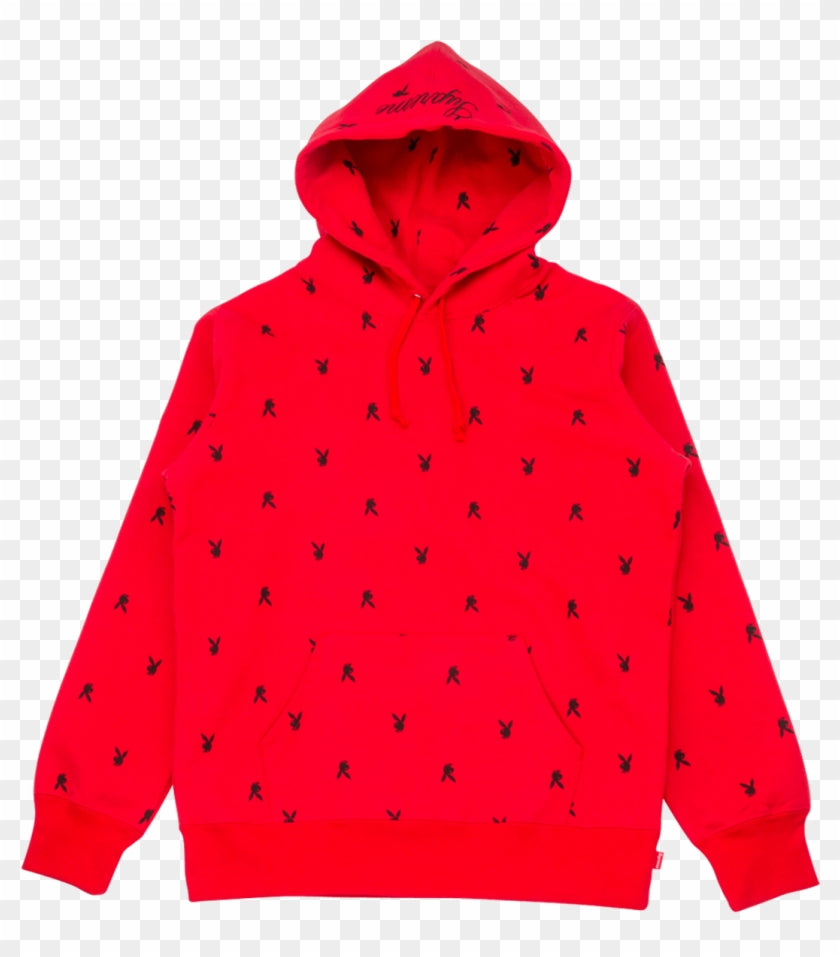 Supreme Playboy Bunny Hoodie Red (Pre Owned)