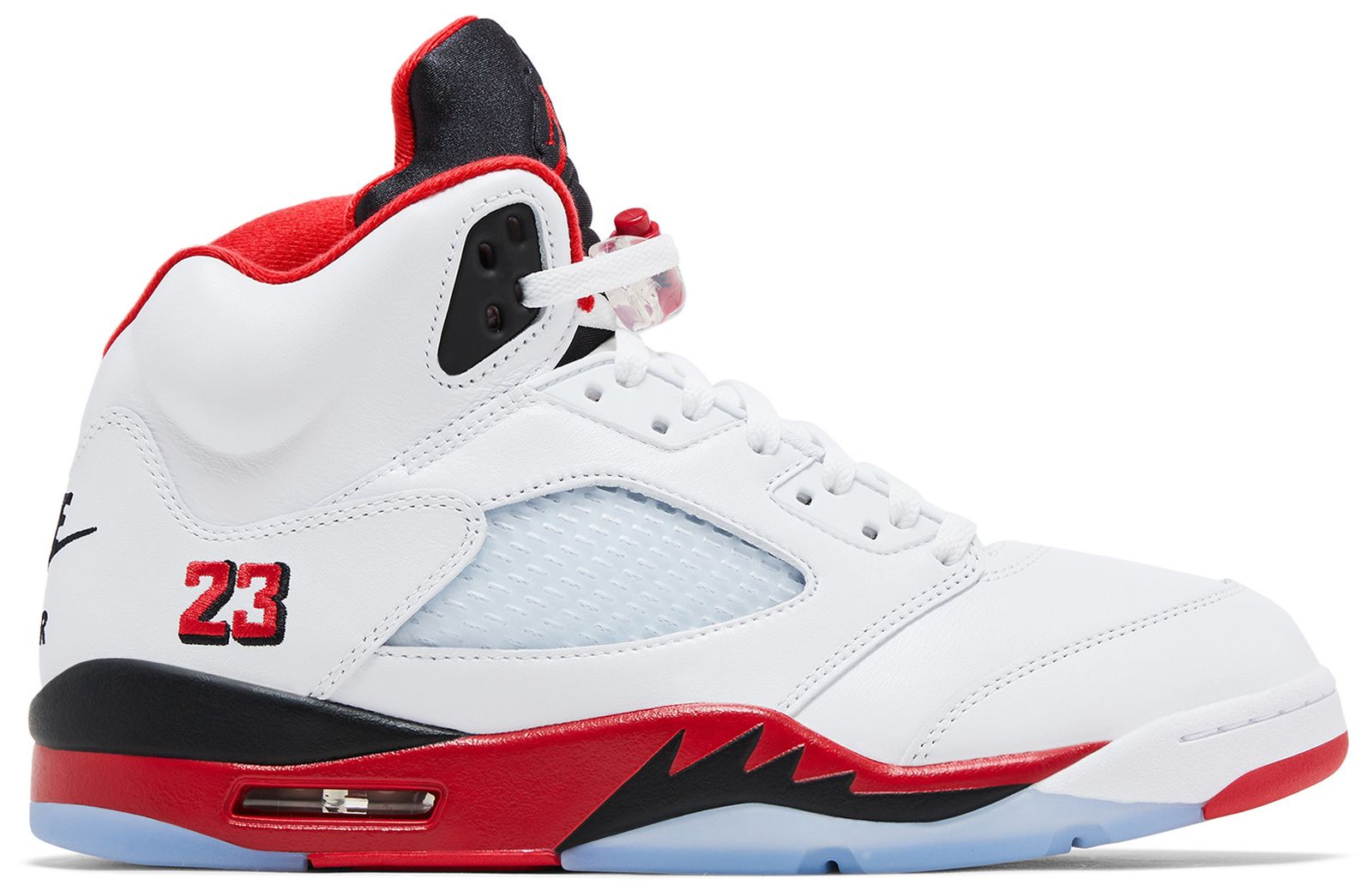 Air Jordan 5 Retro Fire Red Black Tongue (2025)