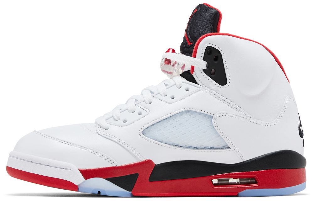 Air Jordan 5 Retro Fire Red Black Tongue (2025)
