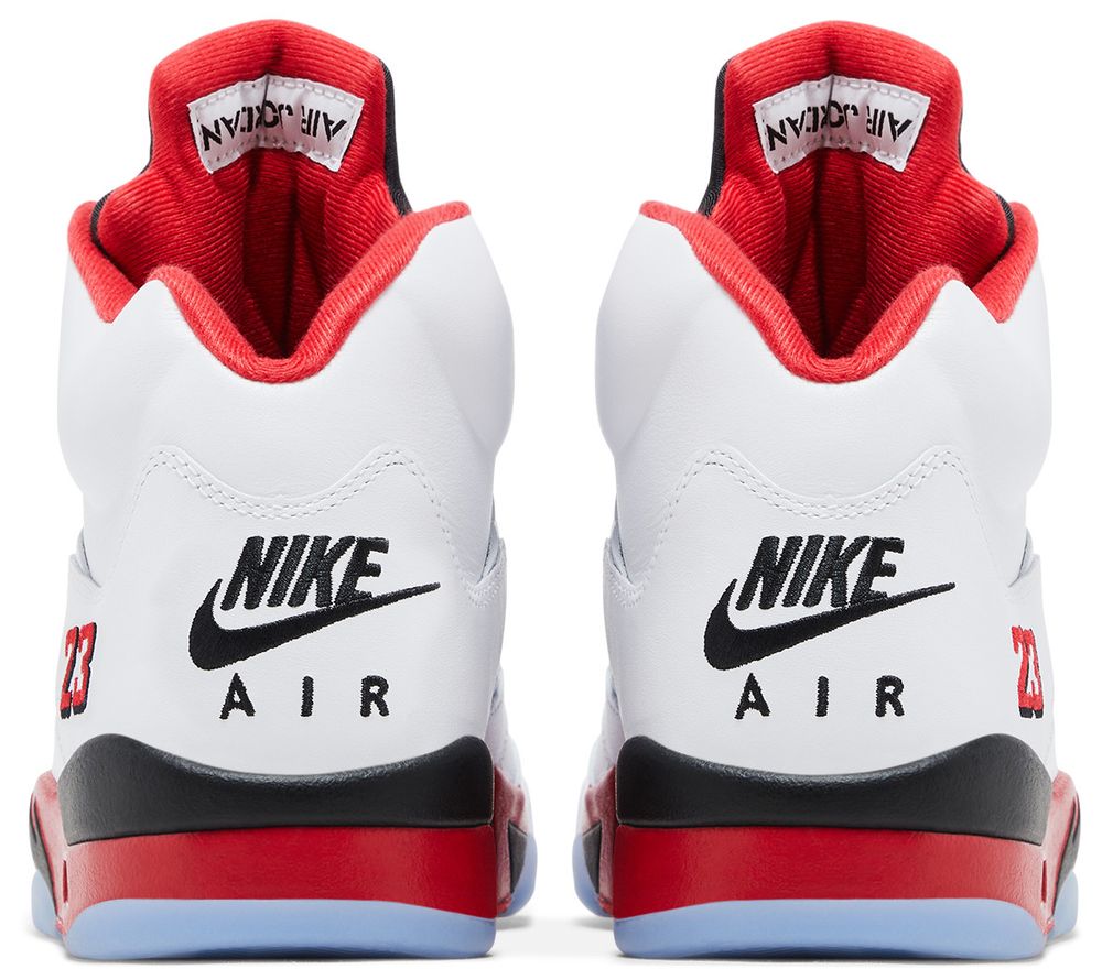 Air Jordan 5 Retro Fire Red Black Tongue (2025)