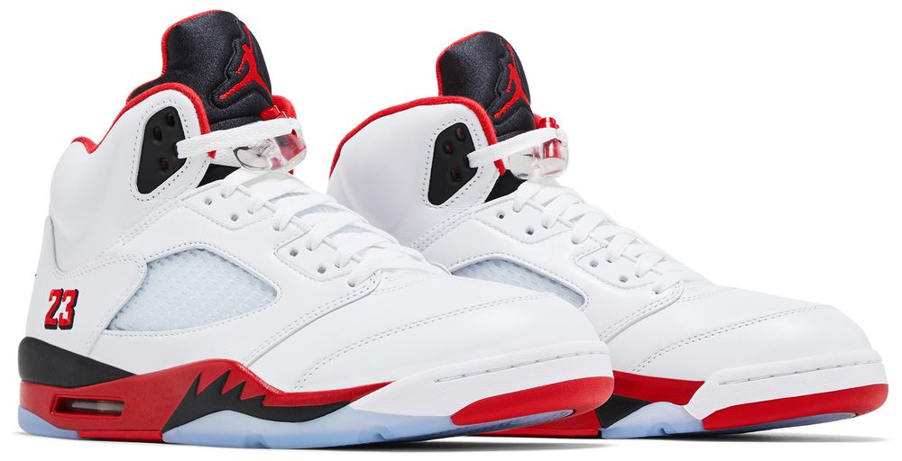 Air Jordan 5 Retro Fire Red Black Tongue (2025)