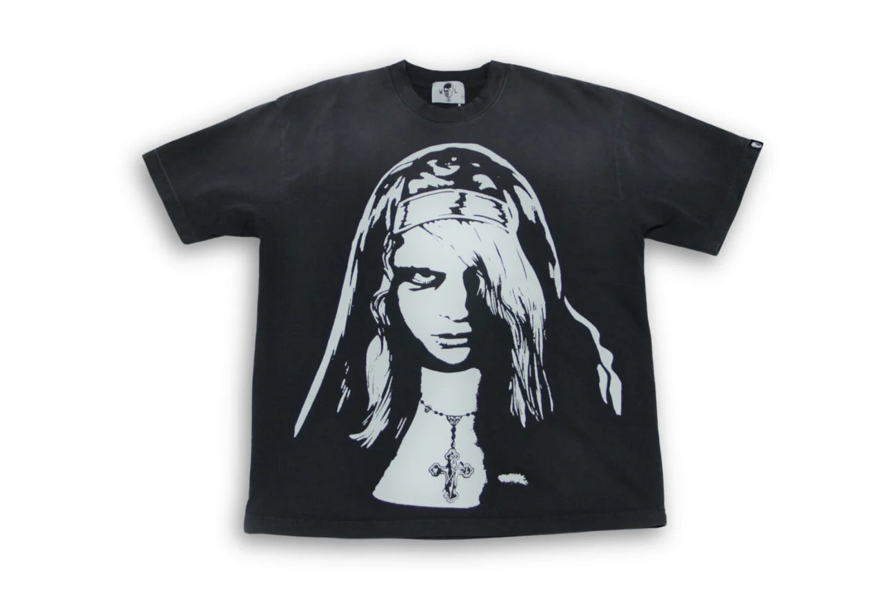 Warren Lotas Nun T-Shirt Black