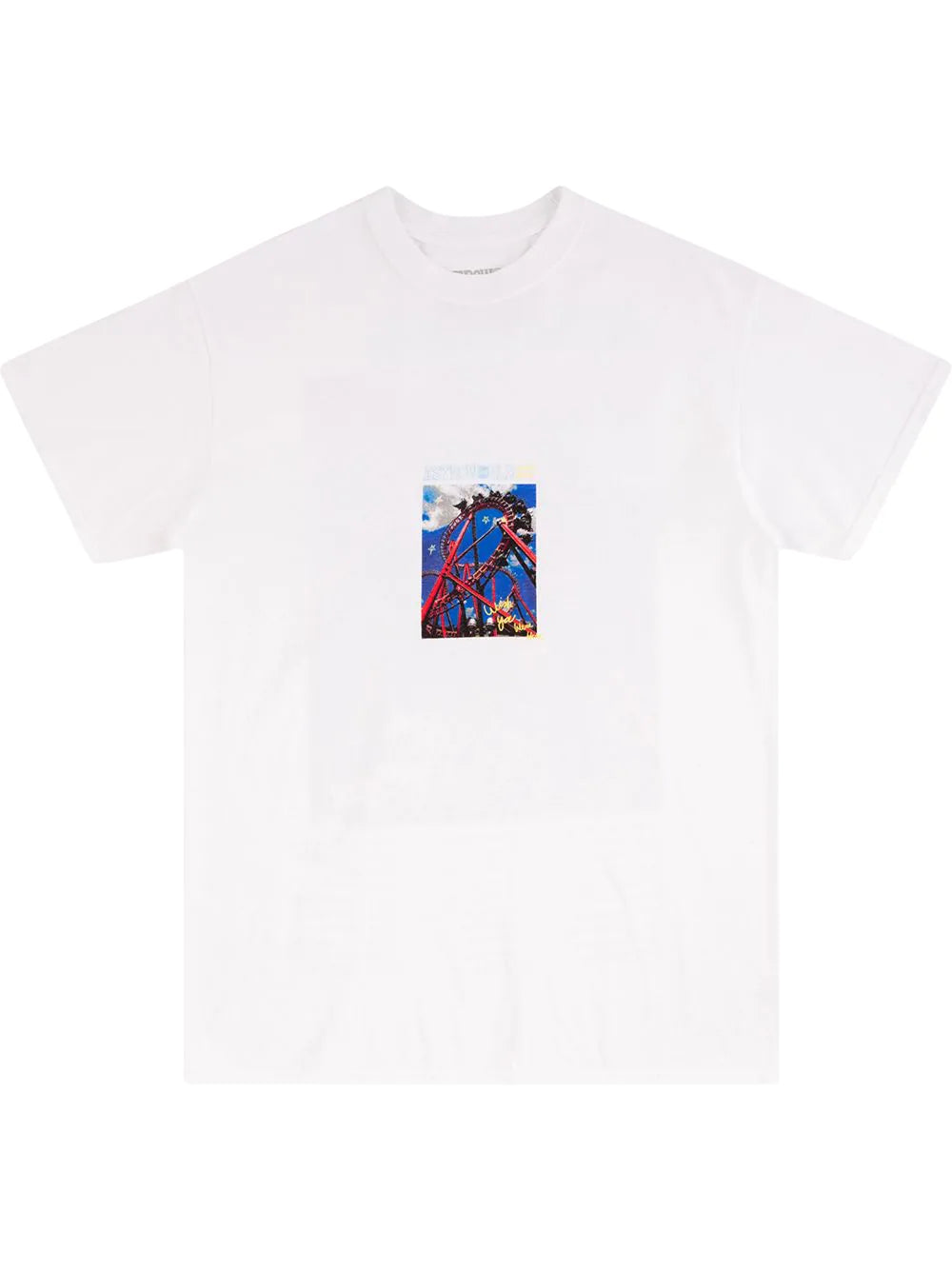 Travis Scott Roller Coaster Tee White