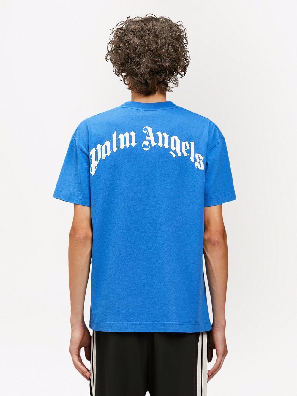 Palm Angels Shark Print Tshirt 'Blue'