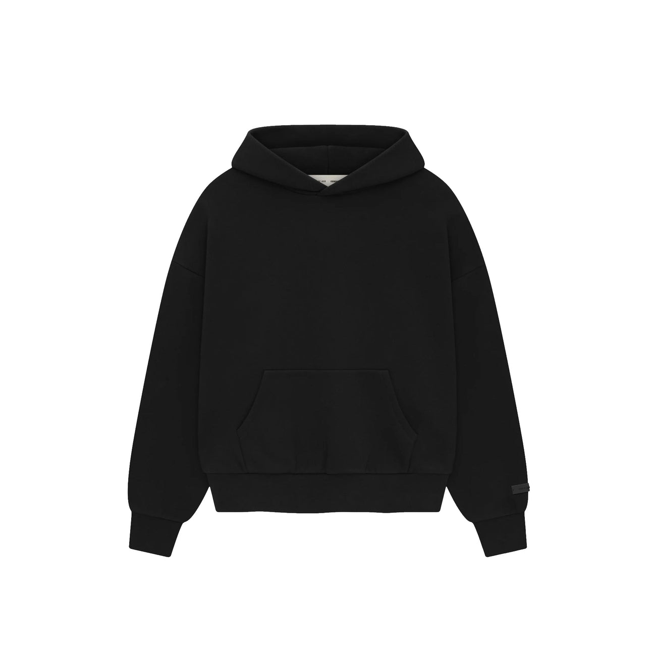 Fear of God Essentials Classic Fit Fleece Hoodie Black