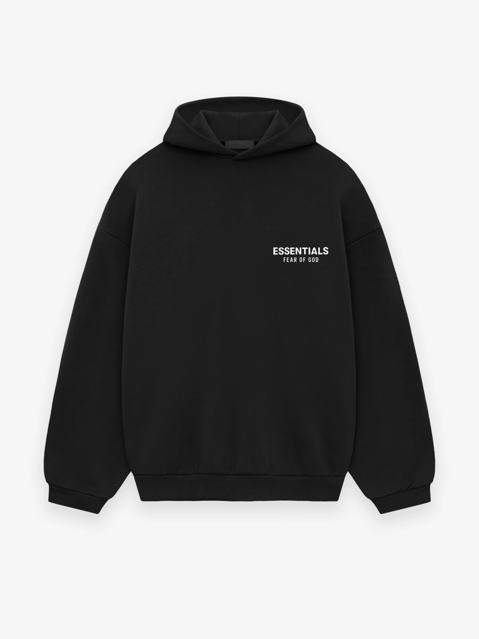 Fear of God Essentials Fleece Hoodie (FW24) Black