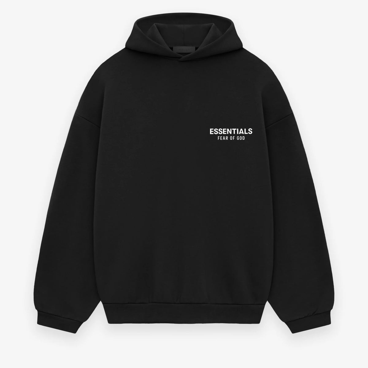 Fear of God Essentials Fleece Hoodie (FW24) Black