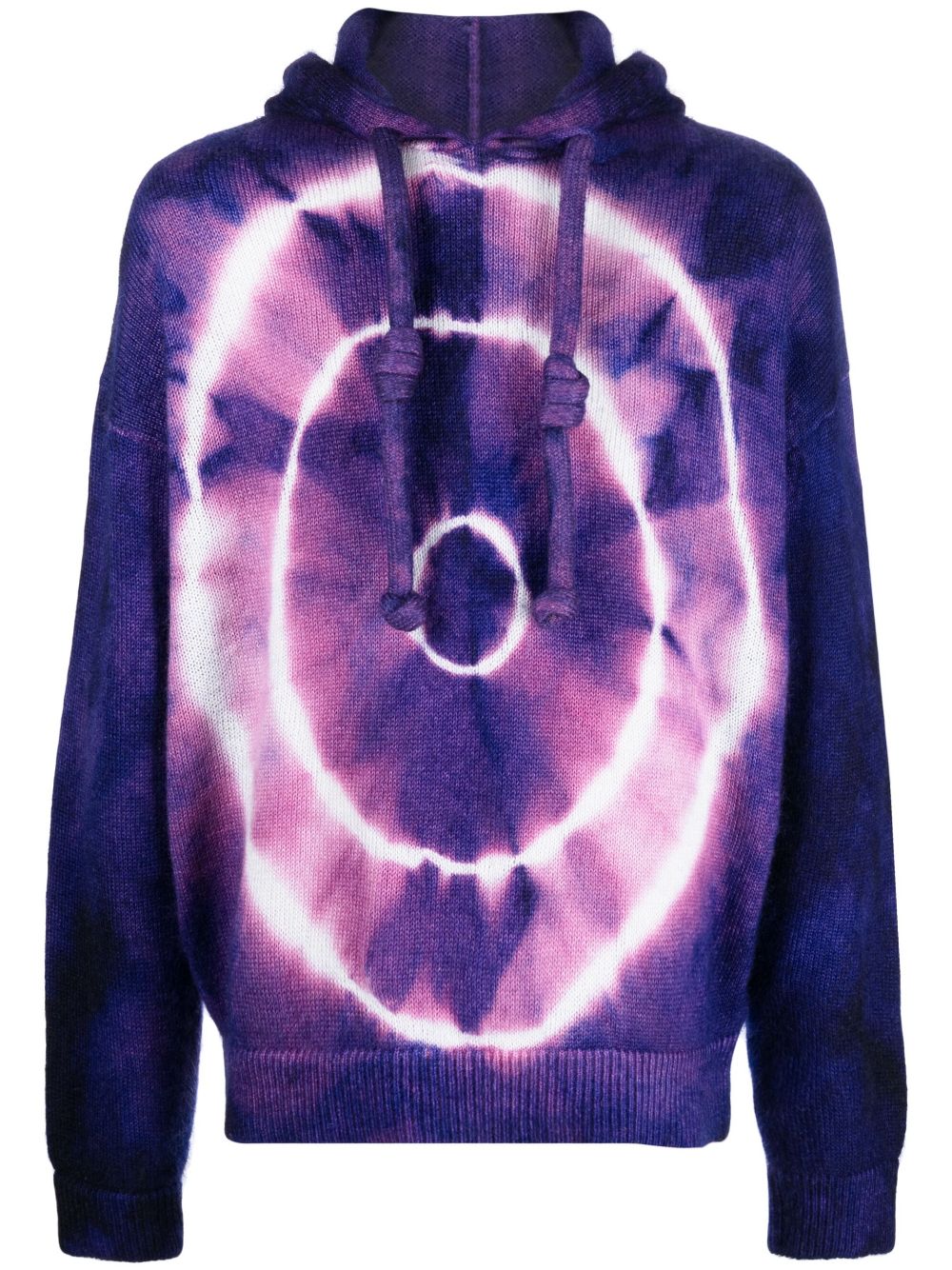 Off-White tie-dye print hoodie 'Purple'