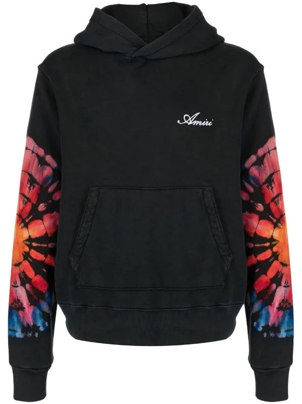 Amiri Spot Tie-Dye Black Hoodie