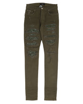 Amiri olive MX1 Skinny Jeans
