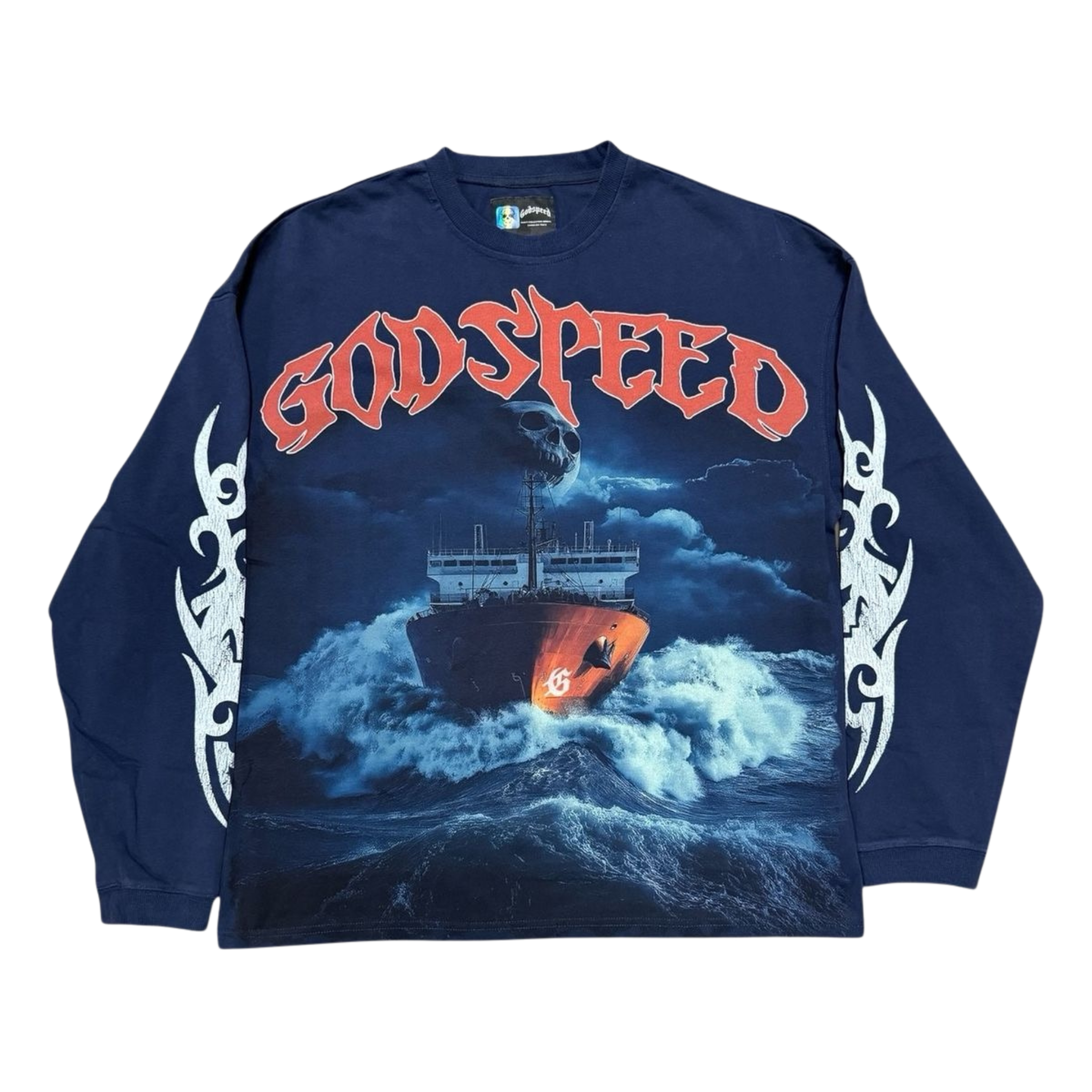 GODSPEED Sea Sick LS T-Shirt Navy