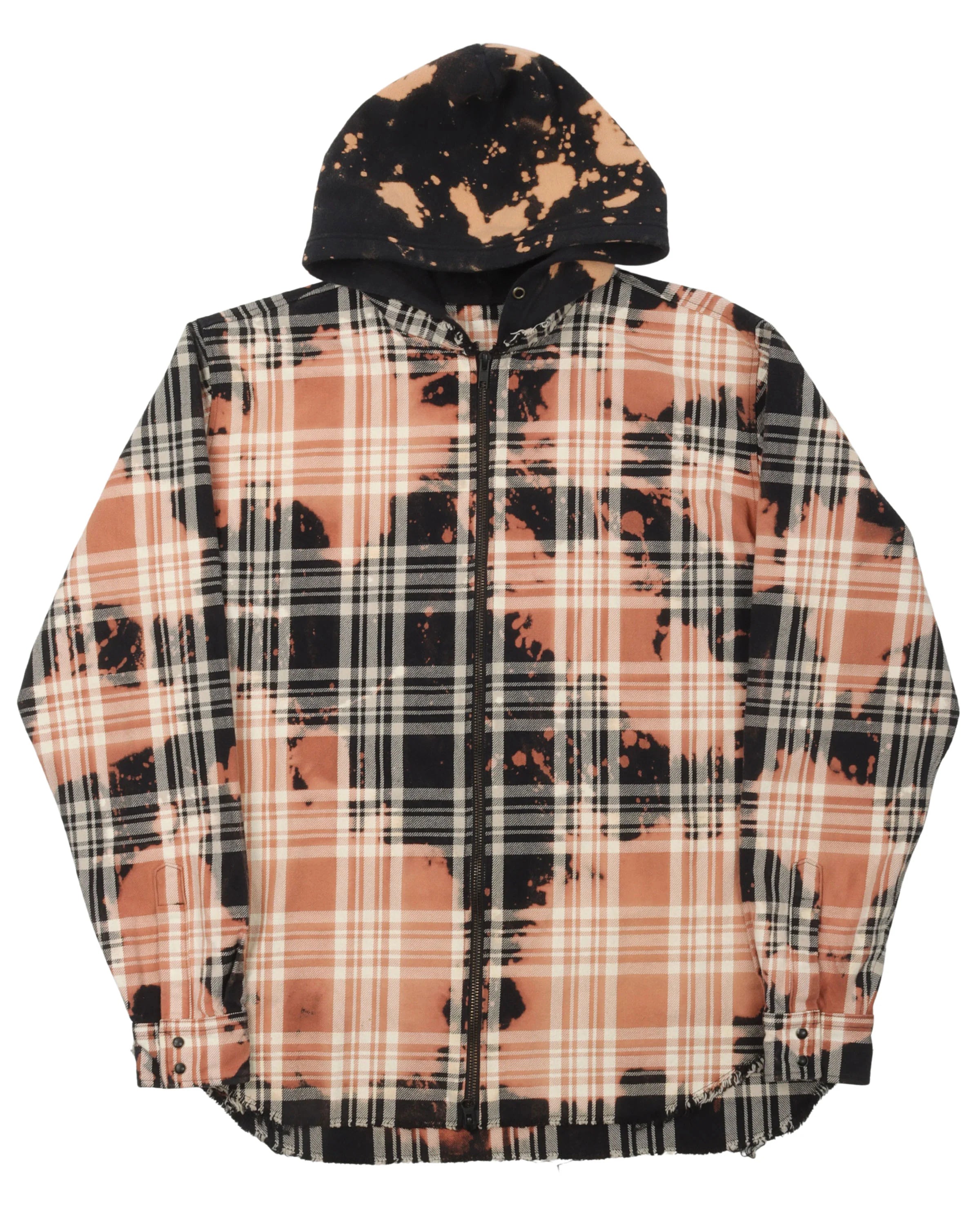 Vlone Fragment Bleach Dye Flannel