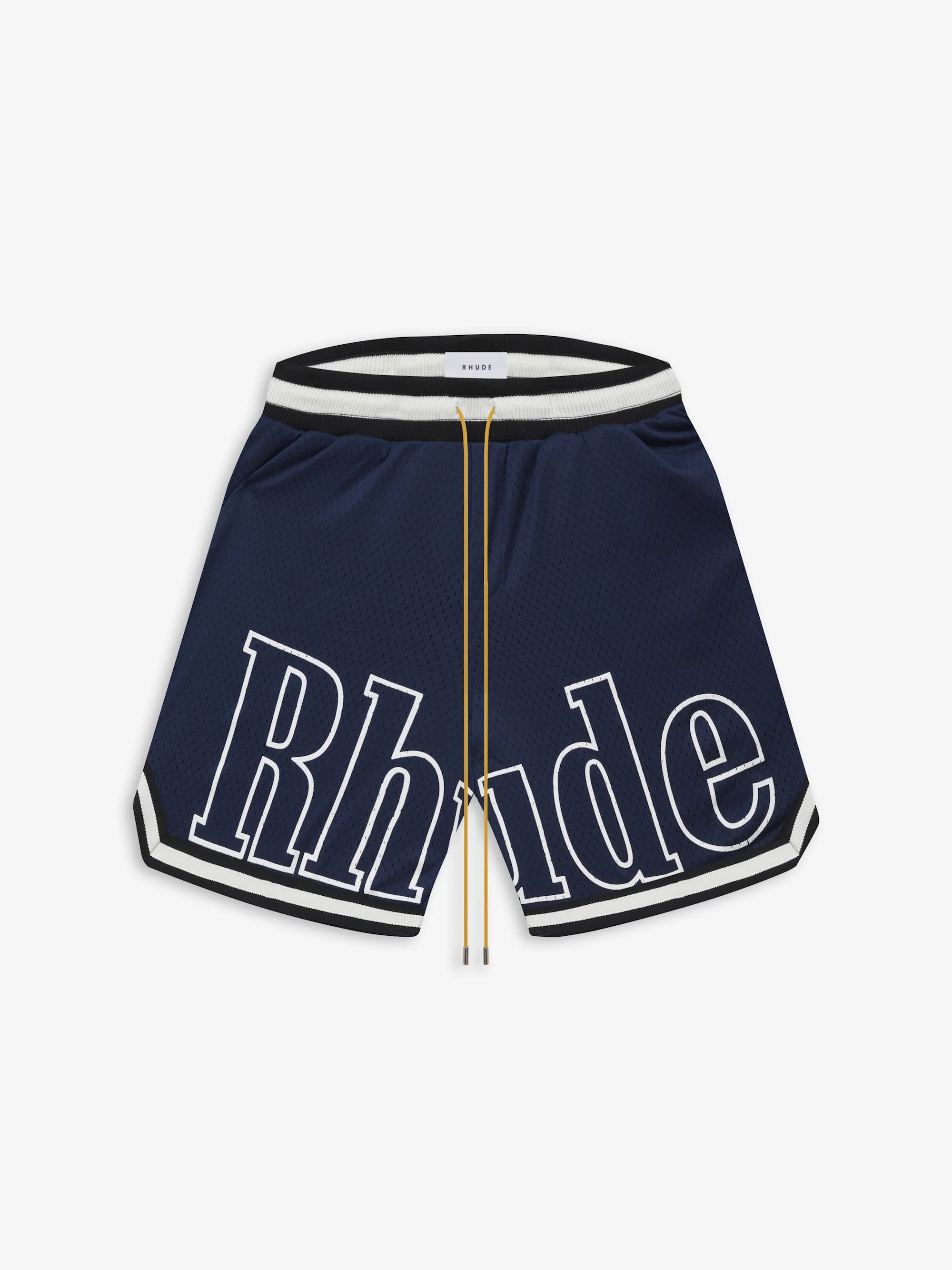 Rhude Court Logo Shorts 'Navy/White'