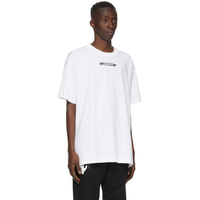 Off-White White Hand Painters T-Shirt 'White'