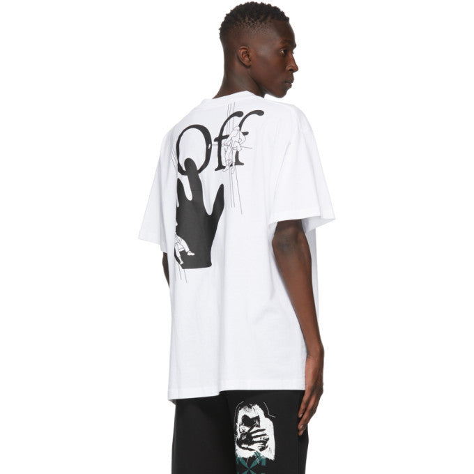 Off-White White Hand Painters T-Shirt 'White'