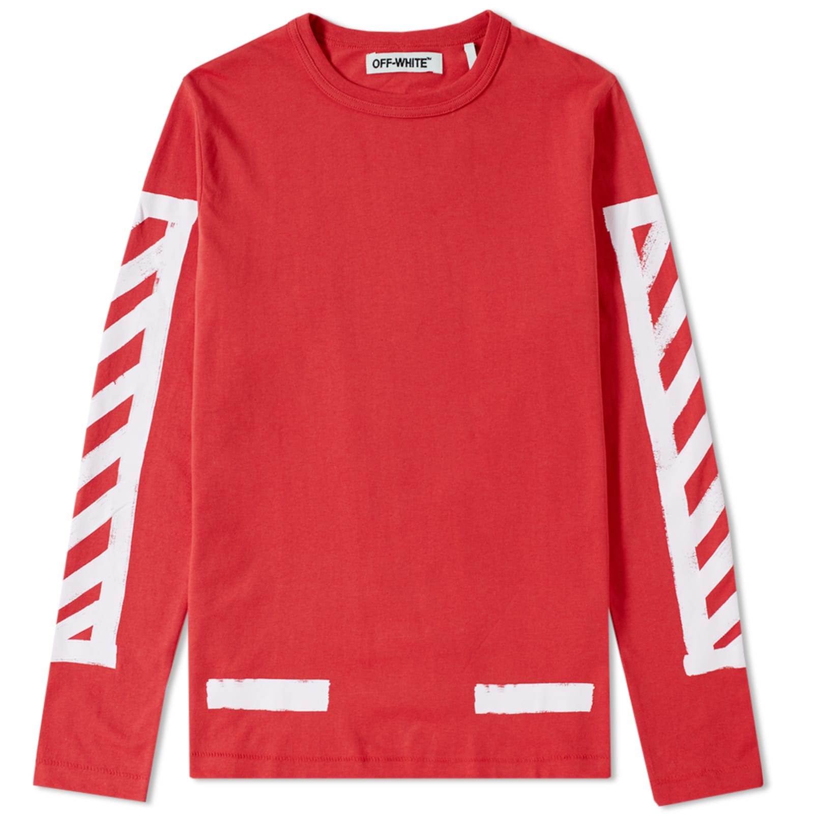 Off-White Brushed Logo Shirt Red (Preowned)