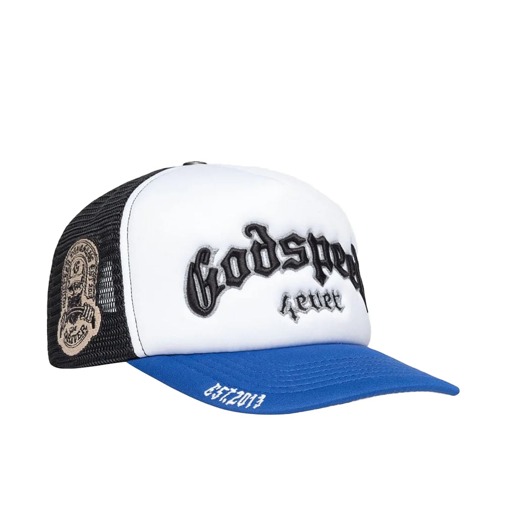 GODSPEED GS Forever Foam Trucker Hat (Blk/Royal)