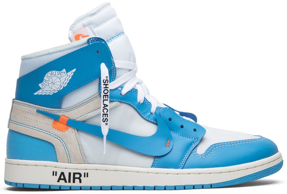 Air Jordan 1 Retro High Off-White University Blue (Preowned)