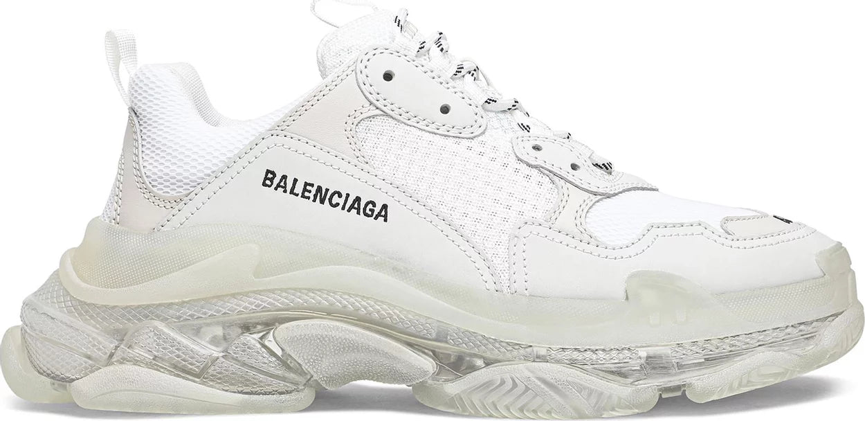 Balenciaga Triple S Clear Sole White (PreOwned)