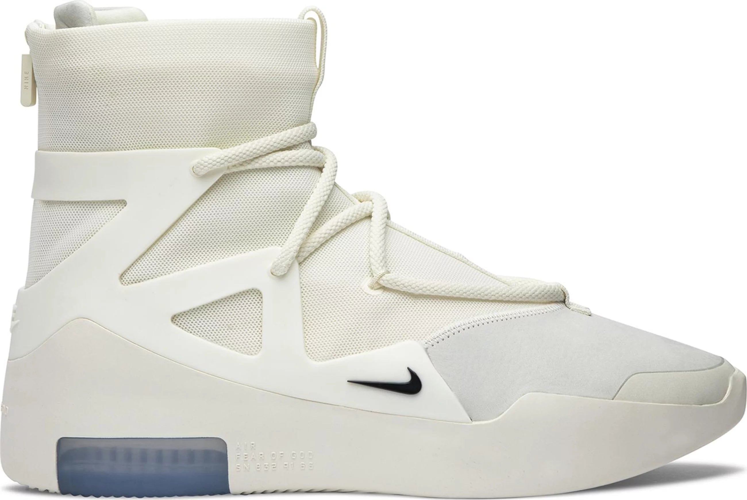 Nike Air Fear Of God 1 Sail Black