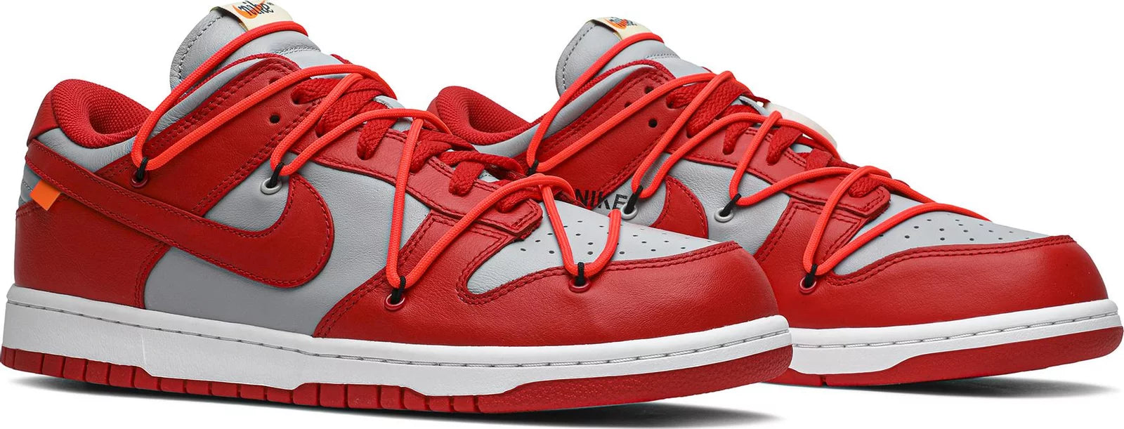 Nike Dunk Low Off-White University Red (Worn Once)