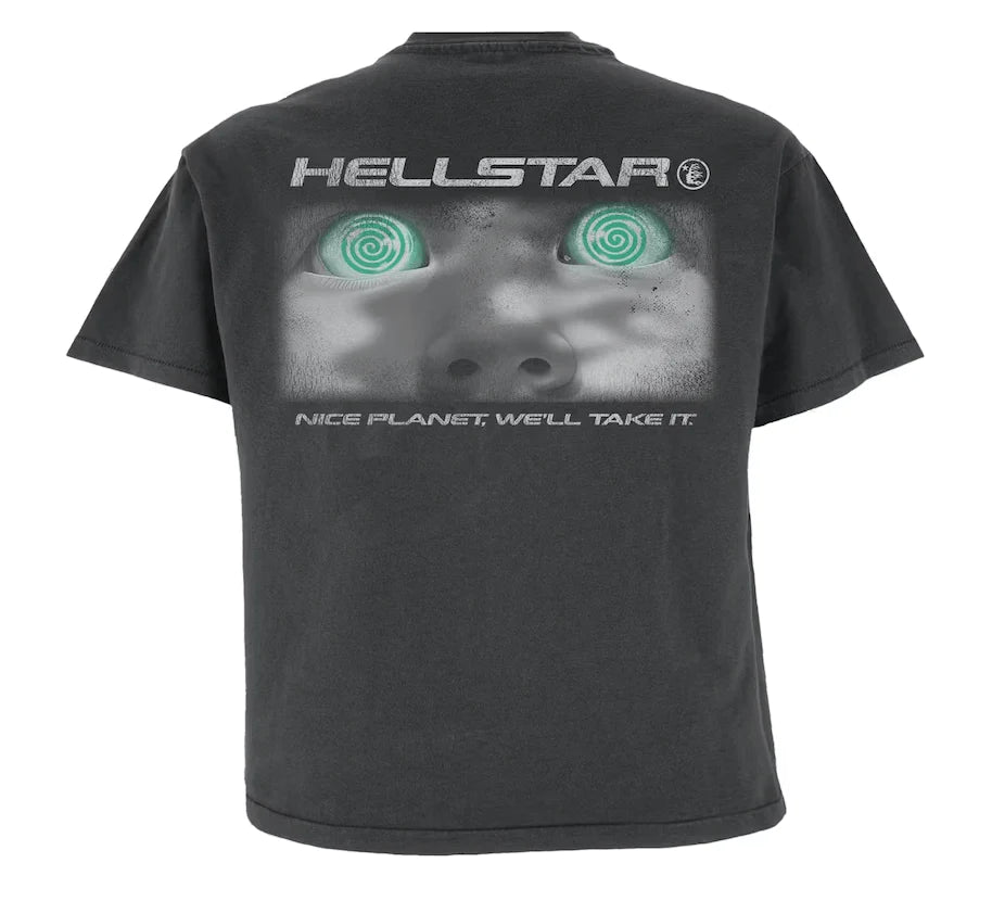 Hellstar Attacks T-Shirt Black