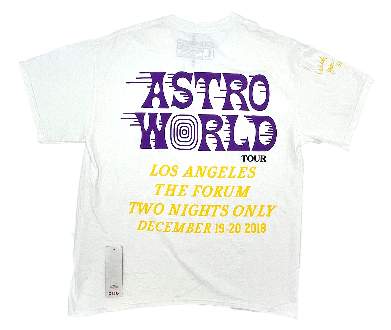 Travis Scott Astroworld LA Exclusive Tee White (Pre-Owned)