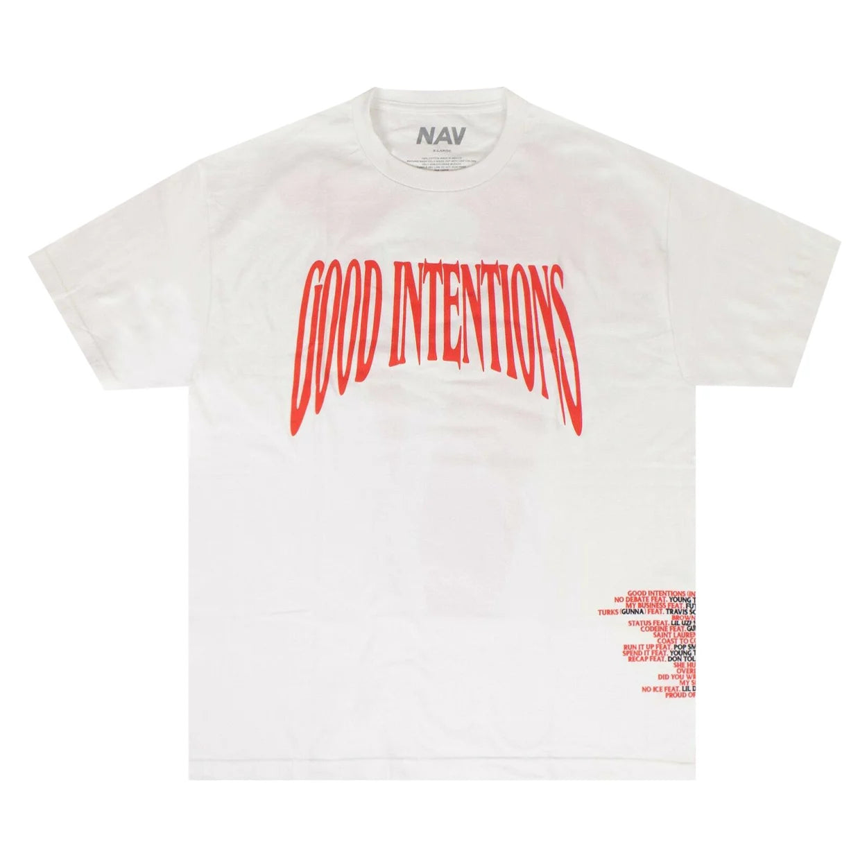 Nav x Vlone Good Intentions Tee 'White'