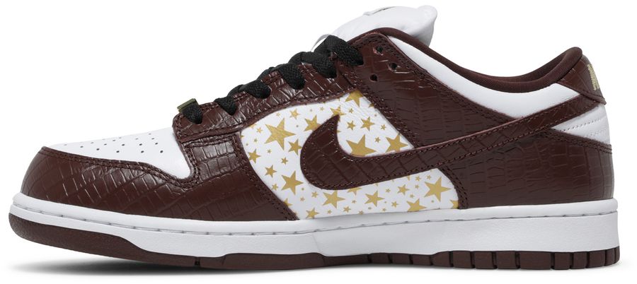 Nike SB Dunk Low Supreme Stars Barkroot Brown (2021)