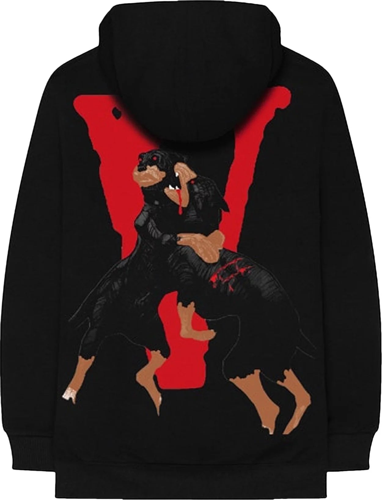 City Morgue x Vlone Dogs Hoodie Black