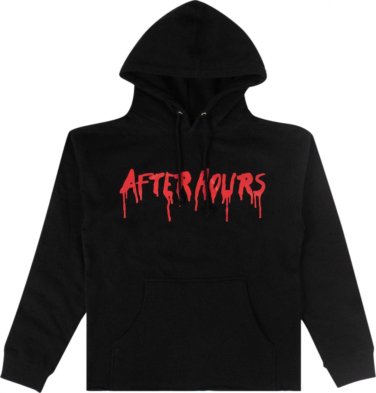 The Weeknd x Vlone After Hours Blood Drip Pullover Hood Black