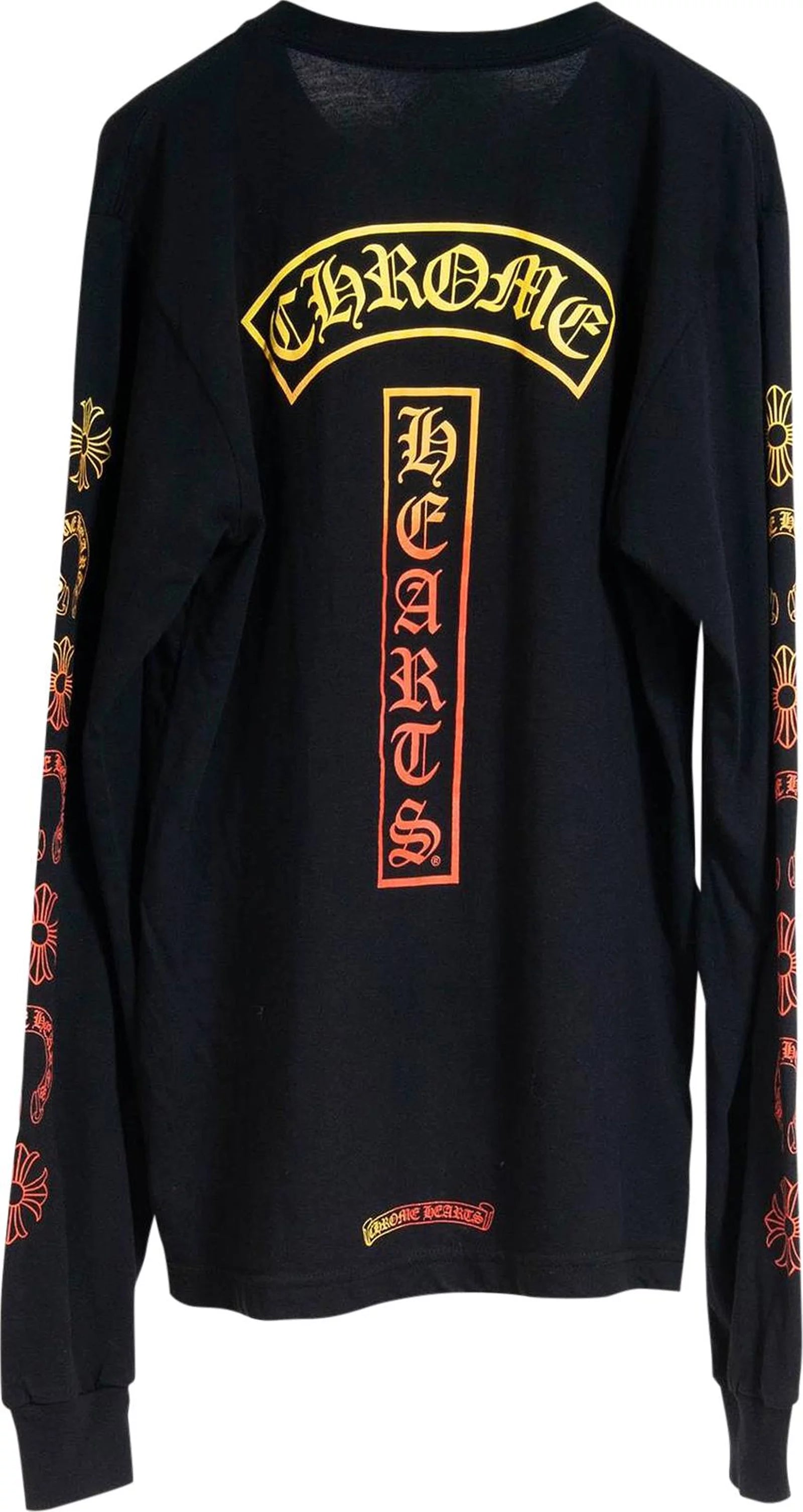 Chrome Hearts Gradient Logo Long-Sleeve T-Shirt 'Black'