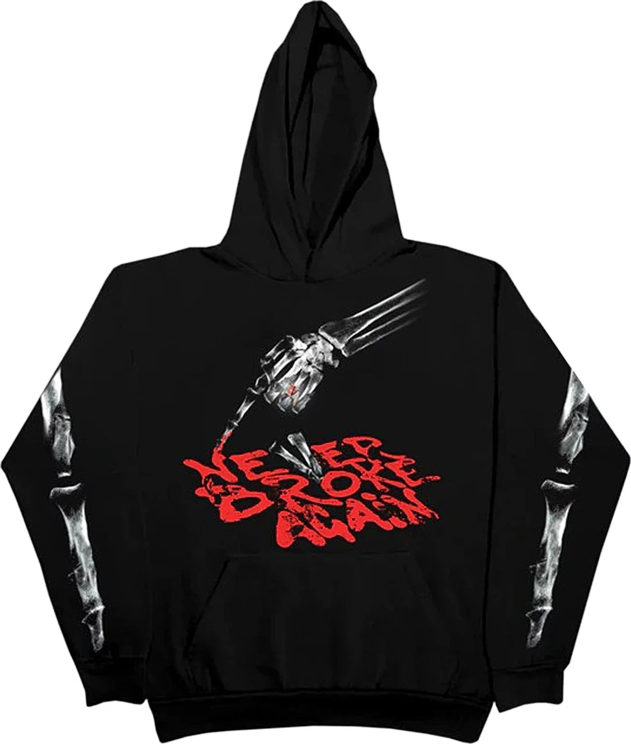 Vlone x Never Broke Again Bones Hoodie 'Black'