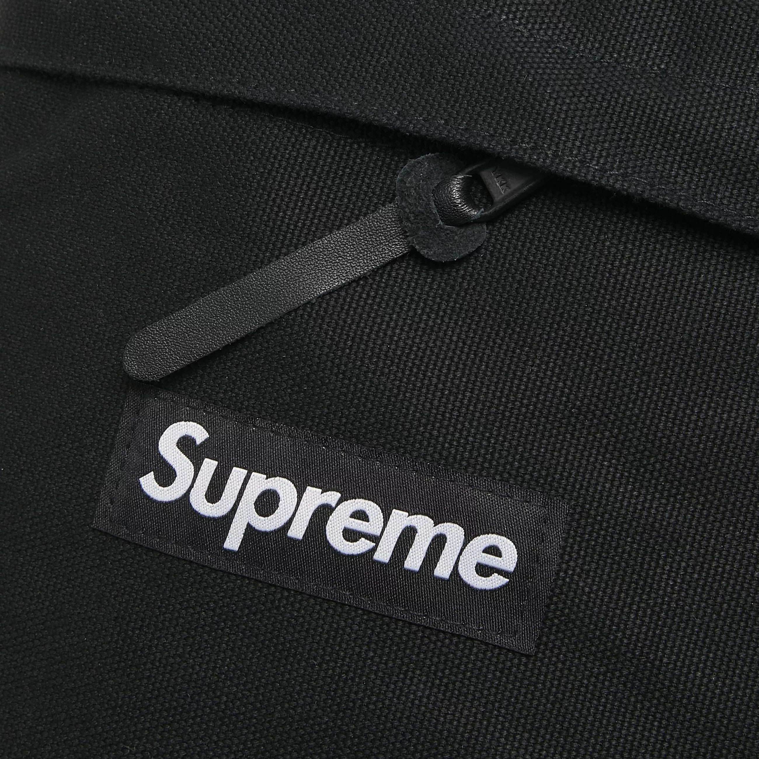 Supreme Canvas Backpack Black