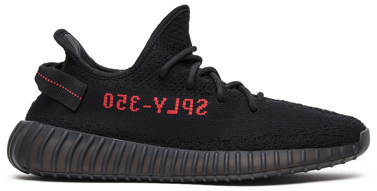 Adidas Yeezy Boost 350 V2 Black Red (Pre-Owned)