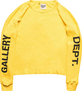 Gallery Dept. Thermal L/S T-Shirt Yellow