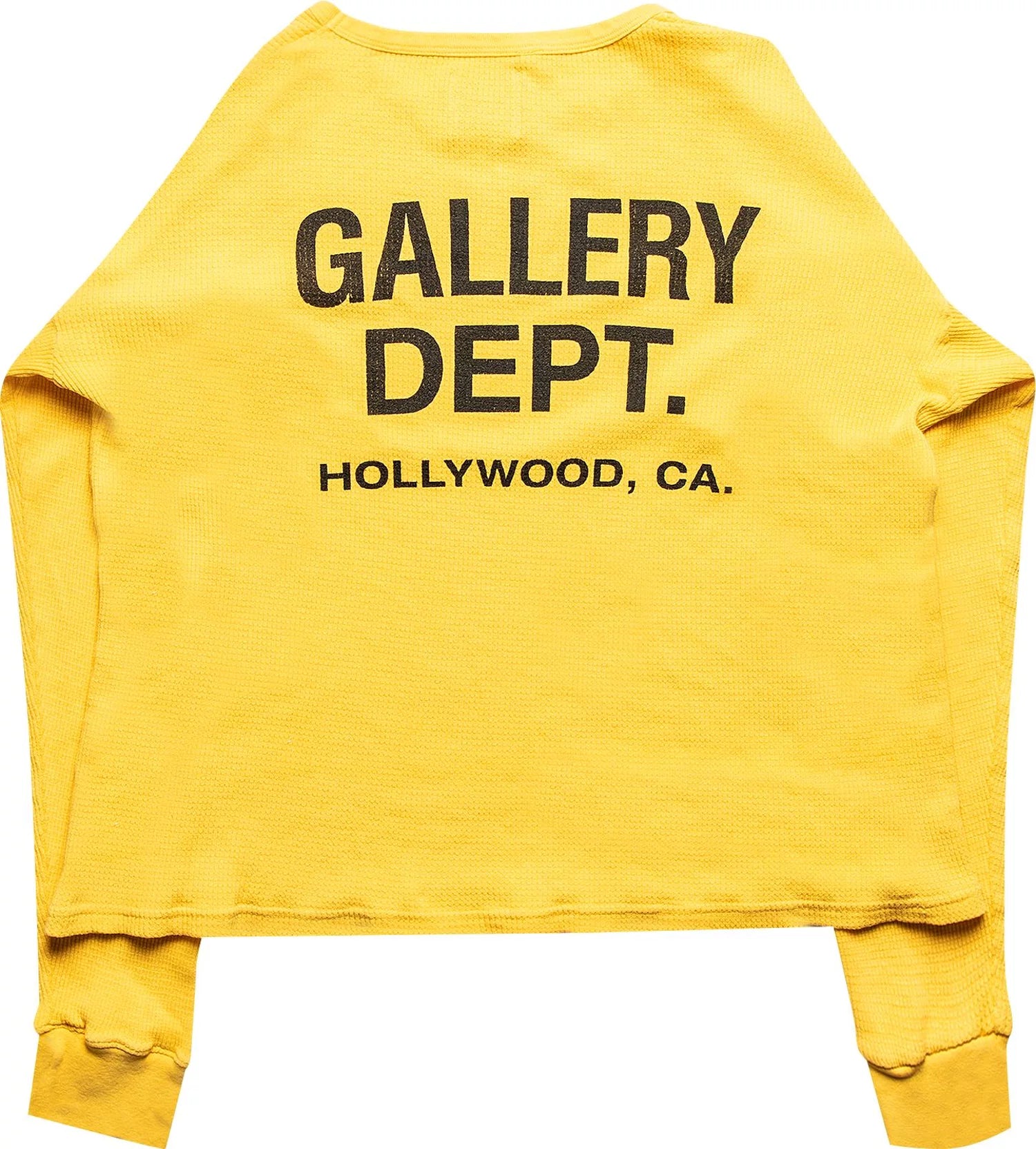 Gallery Dept. Thermal L/S T-Shirt Yellow