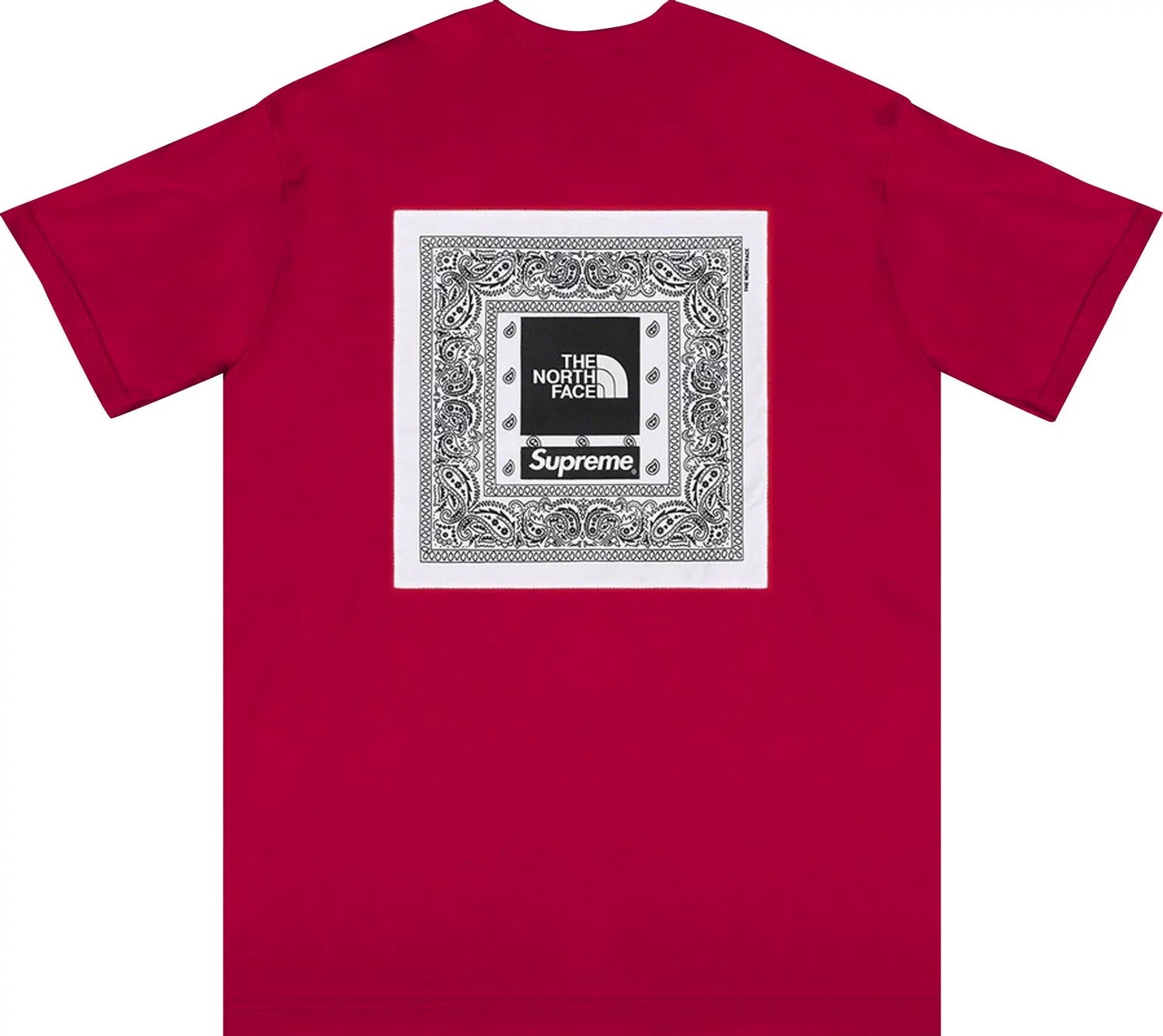 Supreme x The North Face Bandana Tee 'Red'