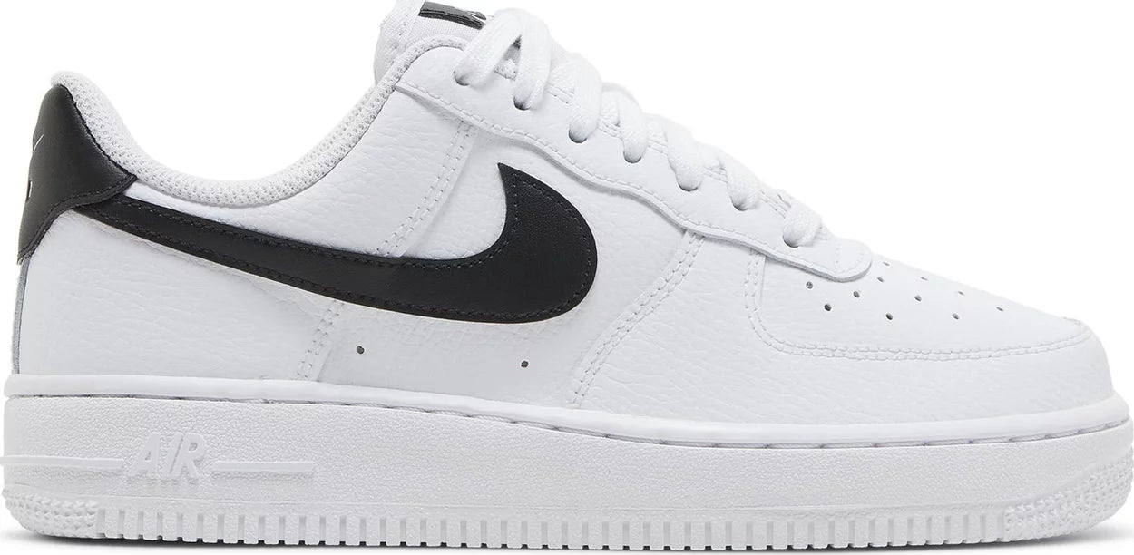 Nike Air Force 1 Low '07 'White Black Pebbled Leather'