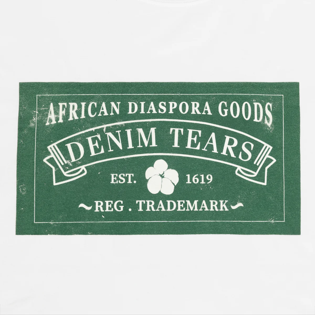 Denim Tears ADG Tee 'Vintage White'