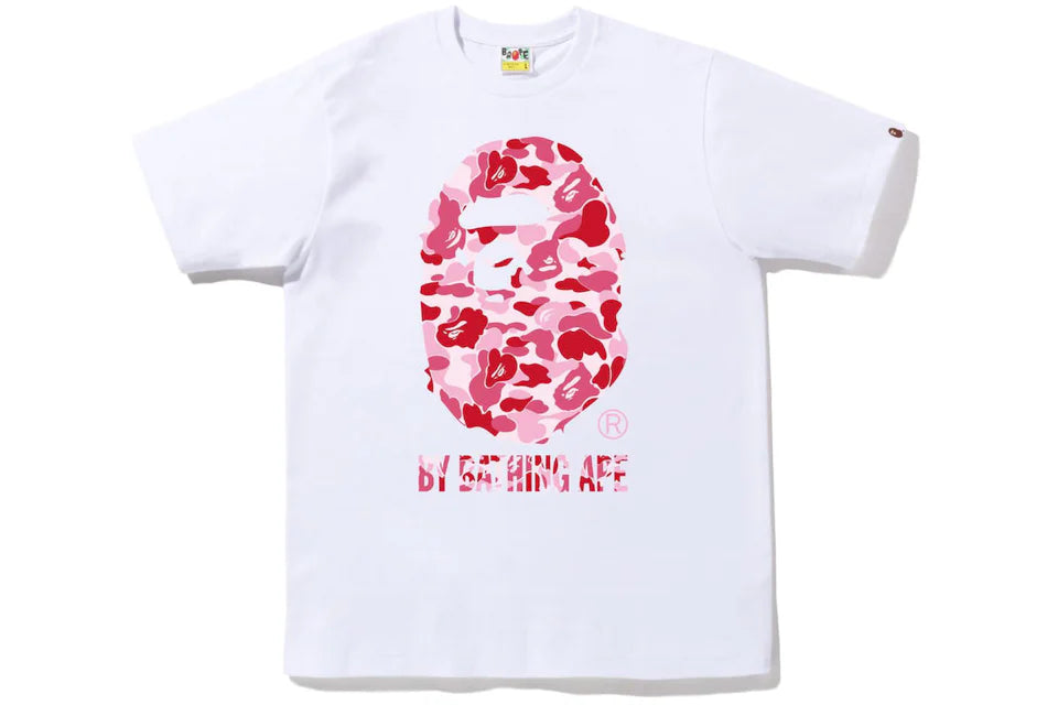 BAPE ABC Camo By Bathing Ape Tee White/Pink