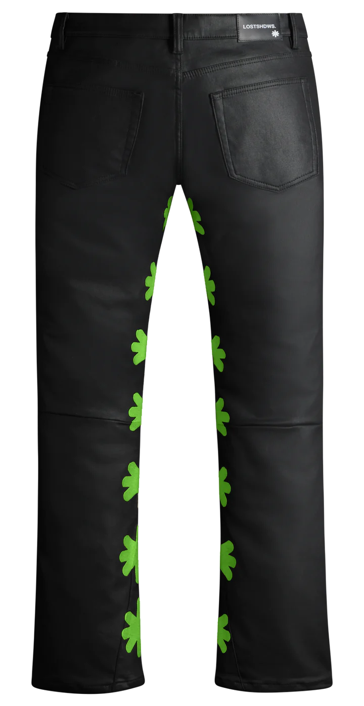 LOSTSHDWS WAX PANT (SLIME GREEN)