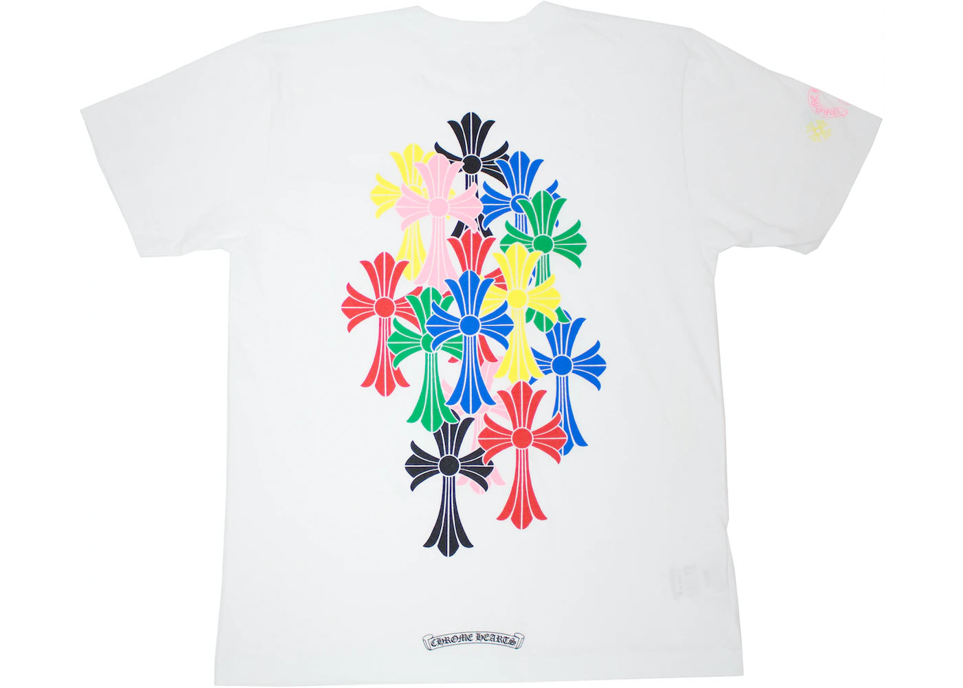Chrome Hearts Multicolor Cross T-Shirt 'White'