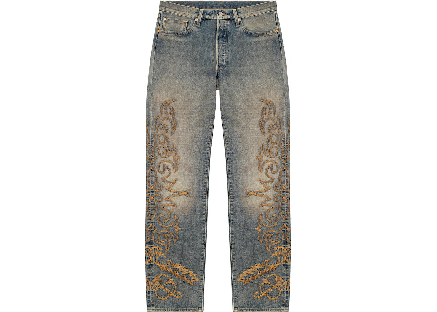 Denim Tears Western Cotton Stitch 501 Jeans Selvedge Denim