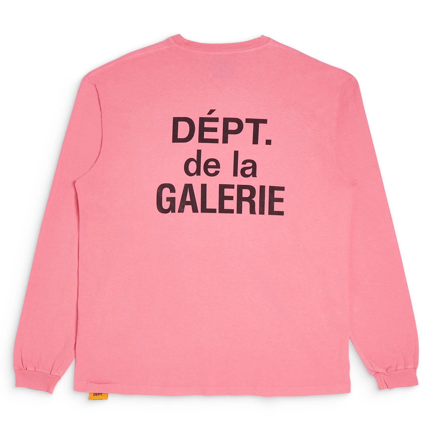 DEPT DE LA GALERIE LONG SLEEVE POCKET TEE SALMON