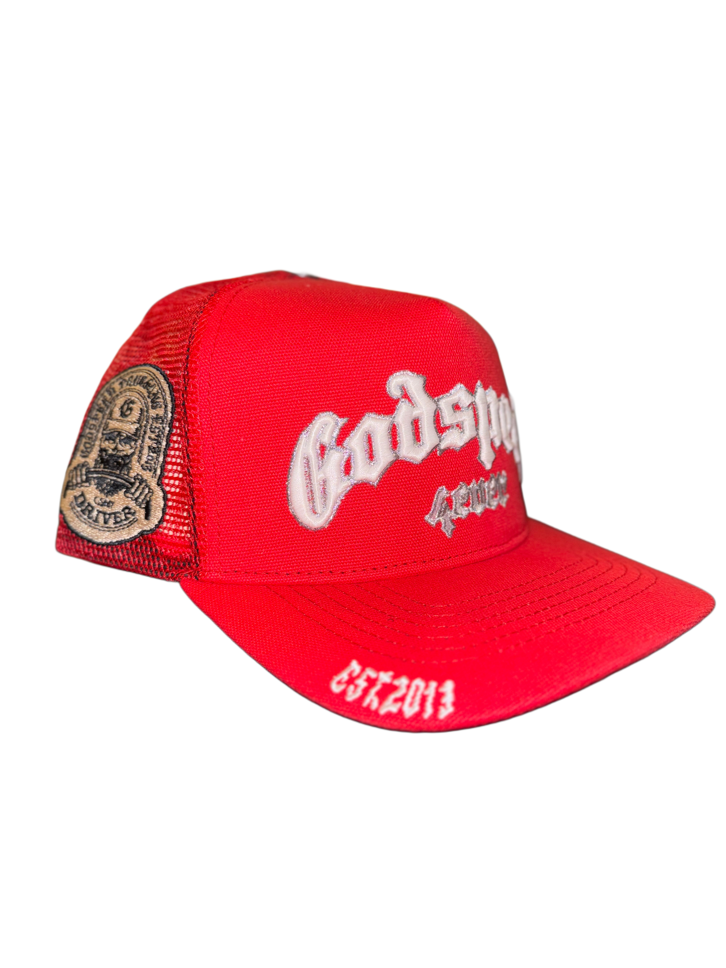 GODSPEED GS Forever Foam Trucker Hat (Red)