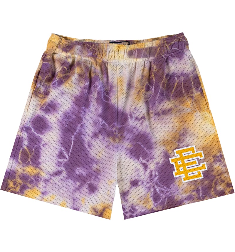 Eric Emanuel EE Basic Short Purple Tie Dye/Yellow