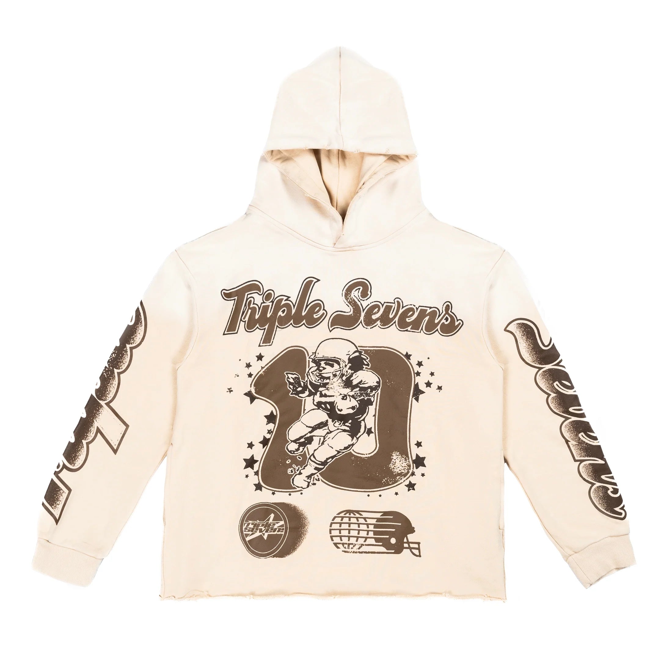 Triple Sevens All Star Football Hoodie 'Brown'