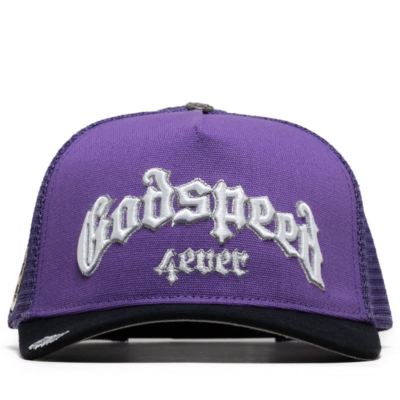GODSPEED GS FOREVER TRUCKER HAT PUPRLE/BLACK